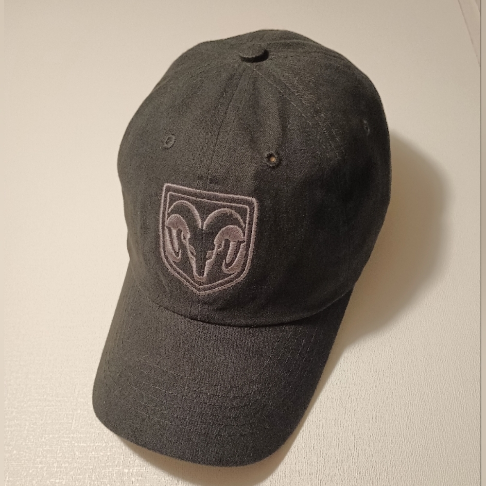 Dodge Ram Black Grey Men's Women's Unisex Adjustable Velcro Baseball Hat Cap